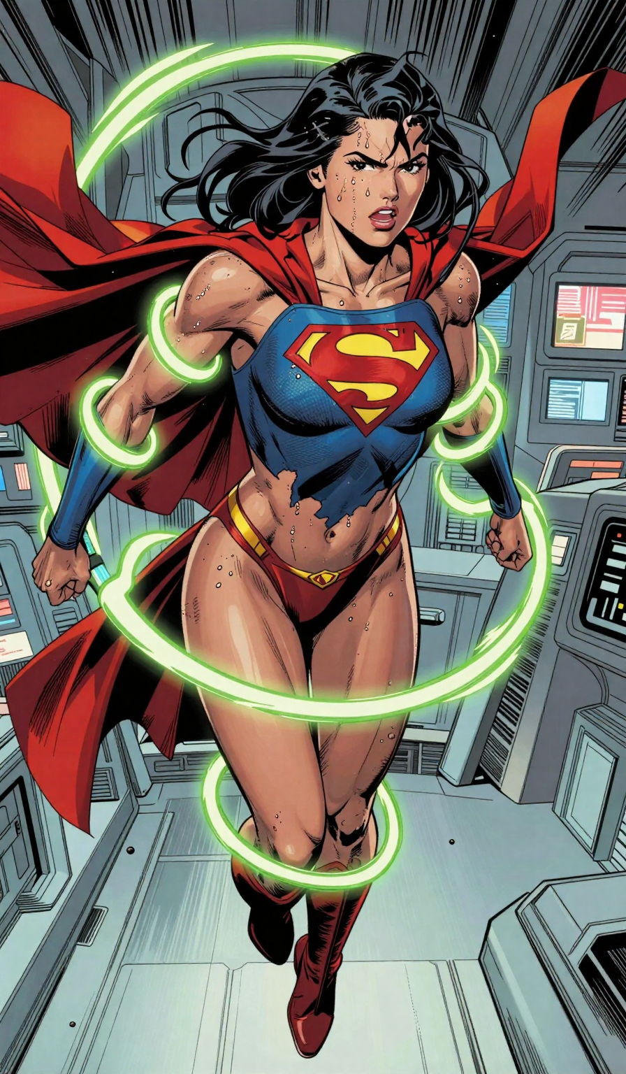 Comic Book Cover Supergirl