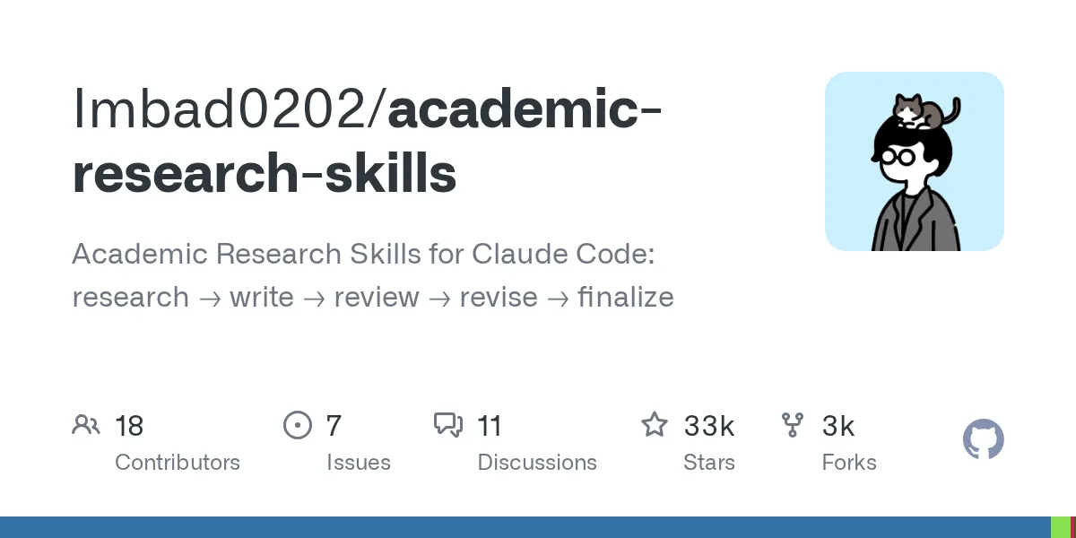 Academic Research Skills for Claude Code