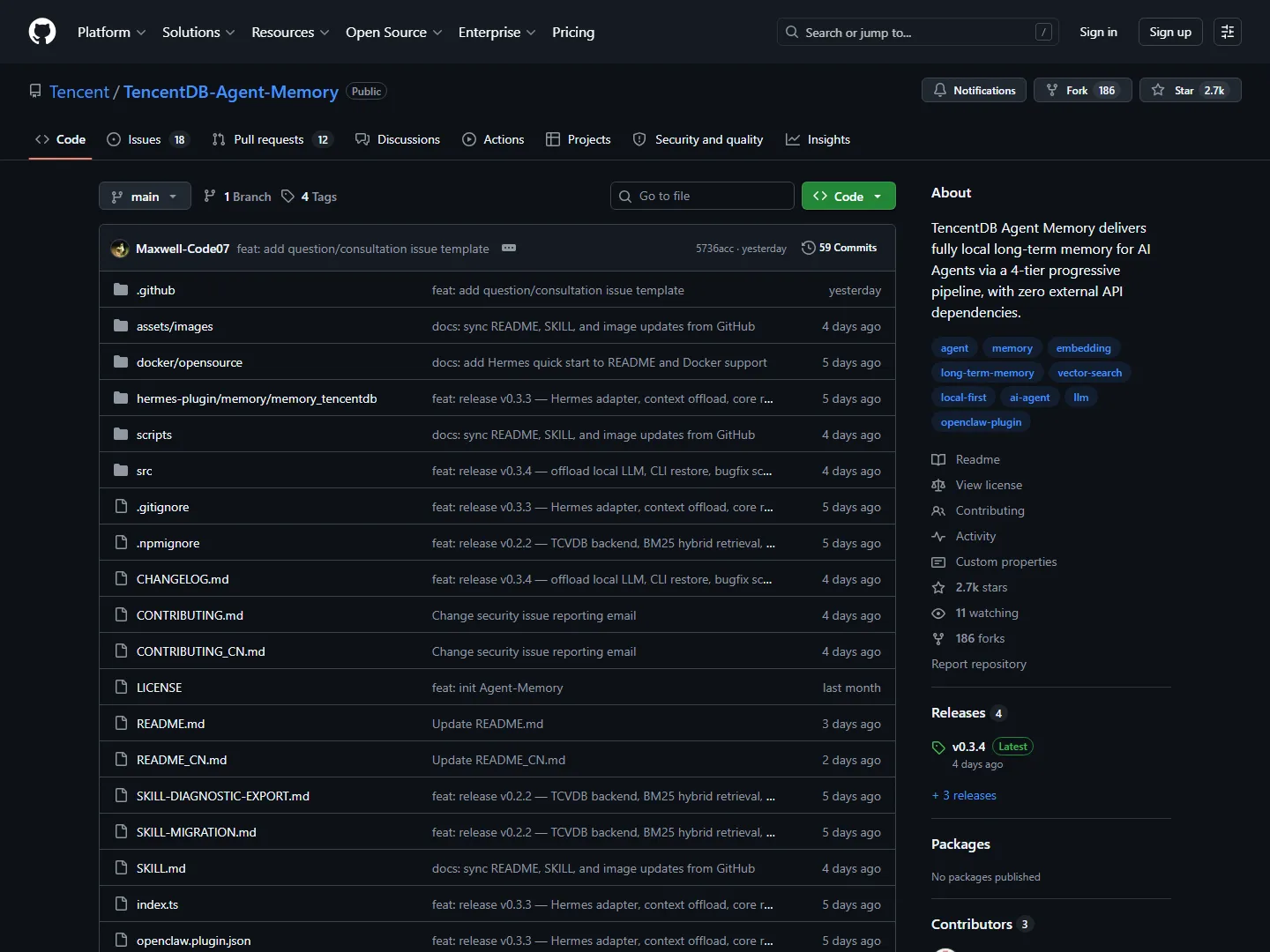 TencentDB Agent Memory