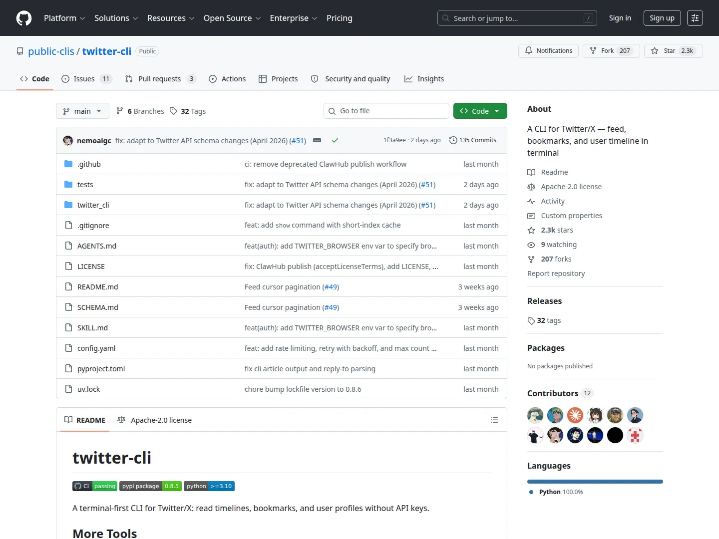 twitter-cli